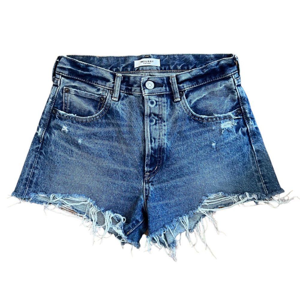 MOUSSY VINTAGE High Rise denim shorts Size 27